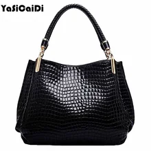 high-grade Crocodile Grain PU leather Women bag ladies single Women shoulder Bag Tote Bolsas handbags Sac a Main Femme de marque