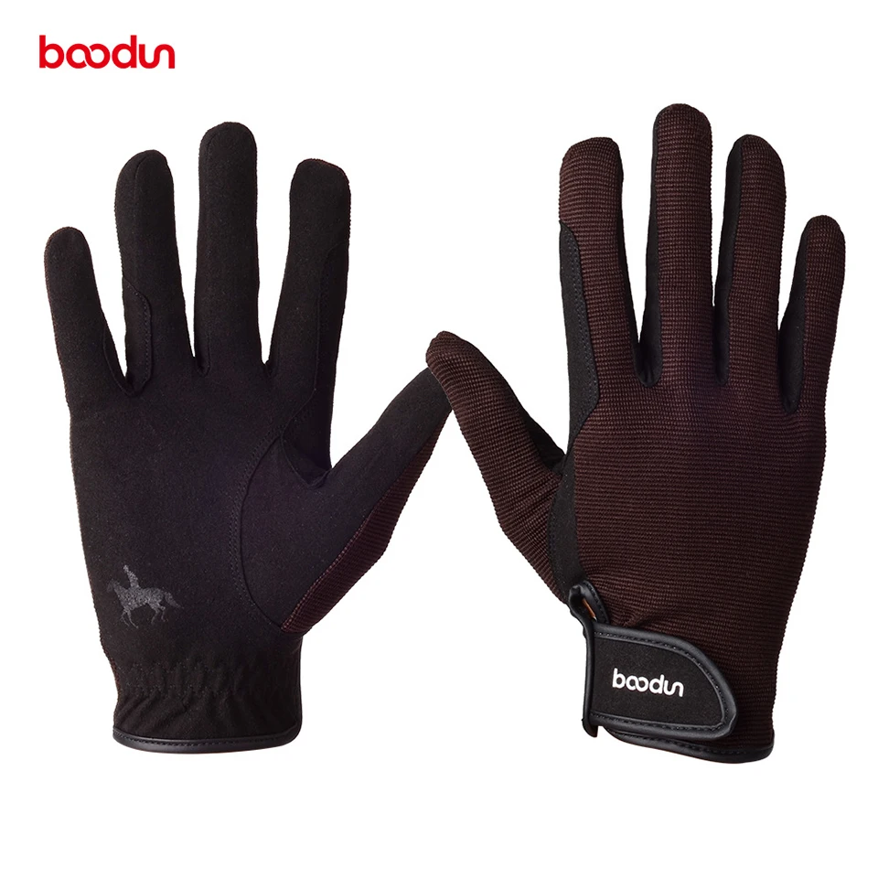 Boodun профессиональные перчатки для верховой езды для мужчин и женщин износостойкие противоскользящие перчатки для верховой езды