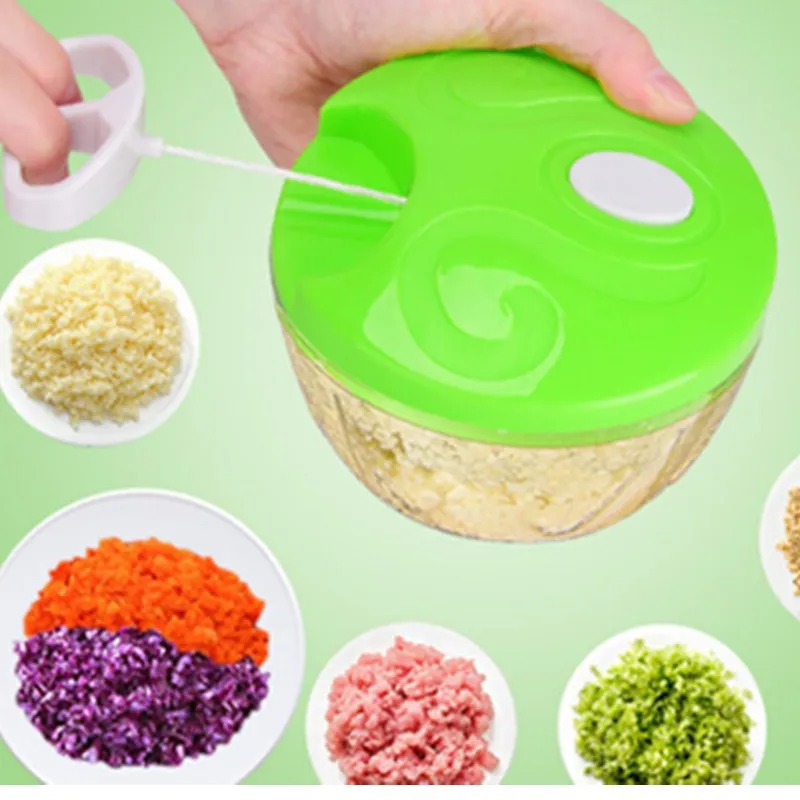 Manual Food Chopper Shredder Multifunction Food Processor Household