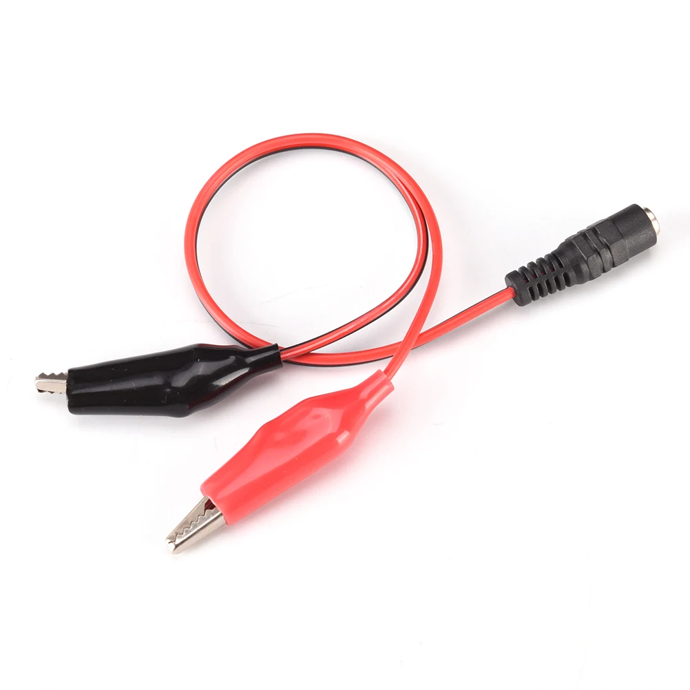 

Alligator Clips 2 Alligator Clip Power Cable Crocodile Wire DC Voltage Jack Connector To Male/female To Car Cigarette Lighter