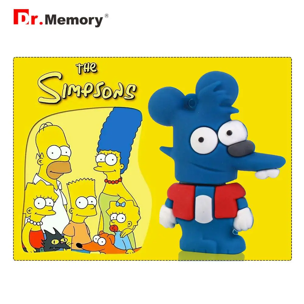 Cartoon Simpson Mouse Wolf Usb Flash Drive 4GB 8GB 16GB 32GB 64GB Memory Stick 128GB Pendrive Personalized Lovely U Disk Cartoon Simpson Mouse Wolf Usb Flash Drive 4GB 8GB 16GB 32GB 64GB Memory Stick 128GB Pendrive Personalized Lovely U Disk