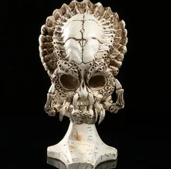 

Predator skull model 1: 1 Alien vs Predator model home decoration
