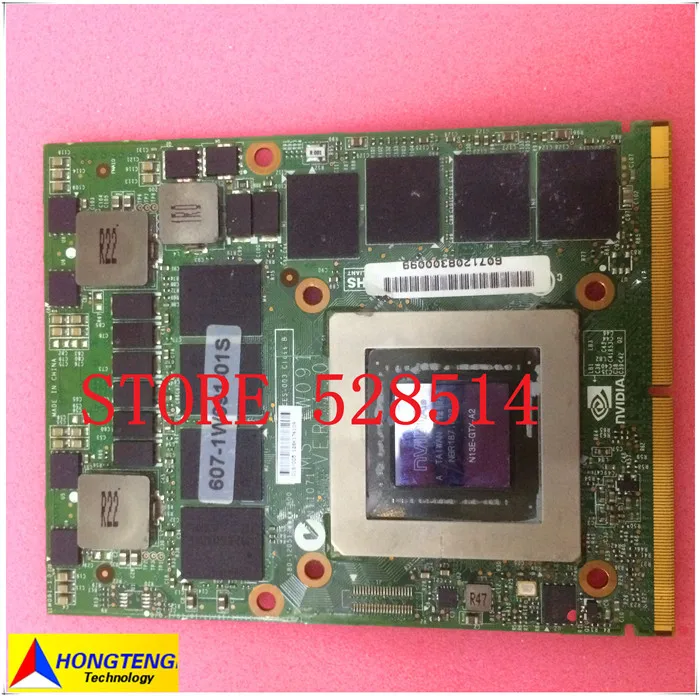 original GTX680M FOR MSI GT660 GT60 GT780 GT70 Video Card WITH 4GB MS-1W091  100% Test ok