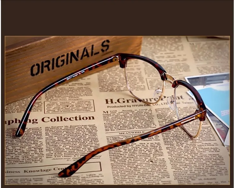 half frame glasses frame (6)