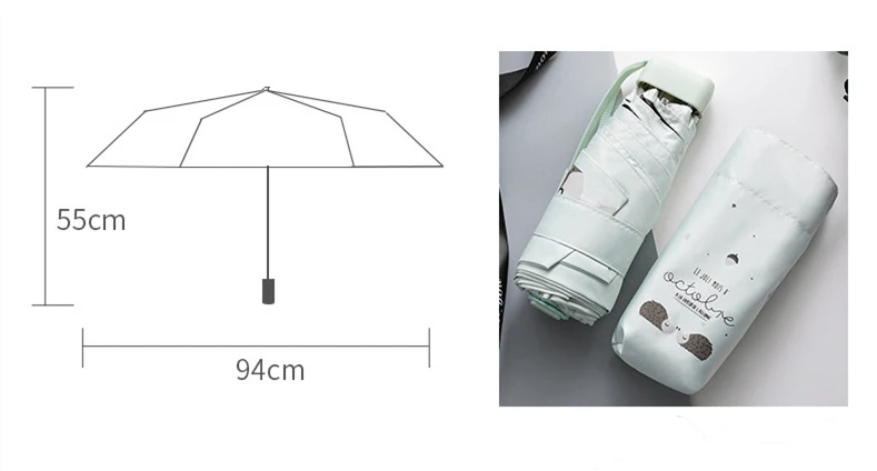 Мини Карманный Детский зонтик, детские маленькие зонты, непромокаемые зонты для мальчиков и девочек, удобные детские зонты для путешествий
