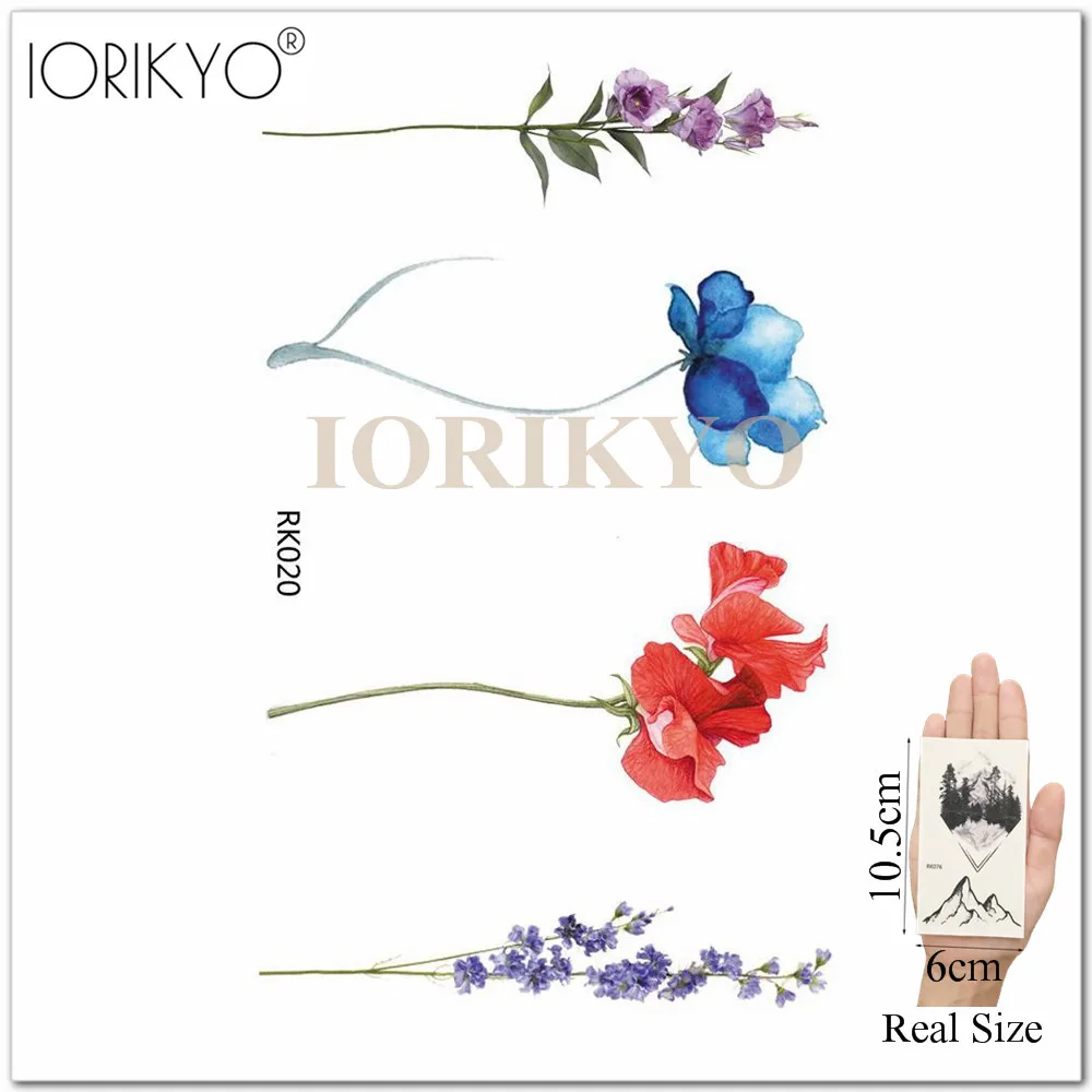 IORIKYO черные маленькие звезды детские наклейки татуировки для женщин тело рука