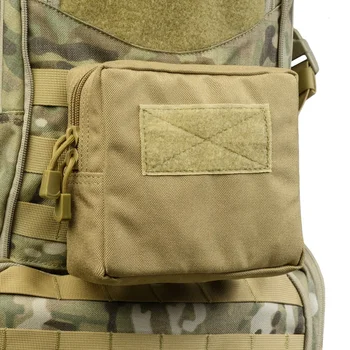 

1000D Outdoor Military Tactical Waist Bag Multifunctional EDC Molle Tool Zipper Waist Pack Accessory Durable Belt Pouch