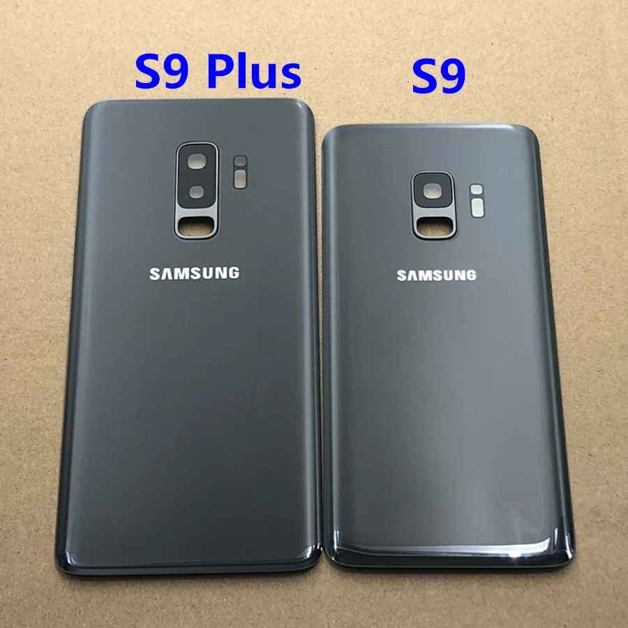 Стеклянная Крышка батарейного отсека для SAMSUNG Galaxy S9 G960F Plus G965F|Бамперы| |