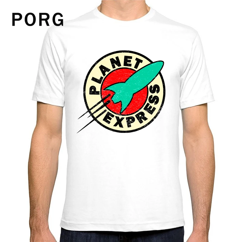 

2019 New Planet Express T Shirt Men Printed Streetwear Harajuku TShirt Gothic Camisetas Hombre Funny T Shirts Tee Shirt Homme