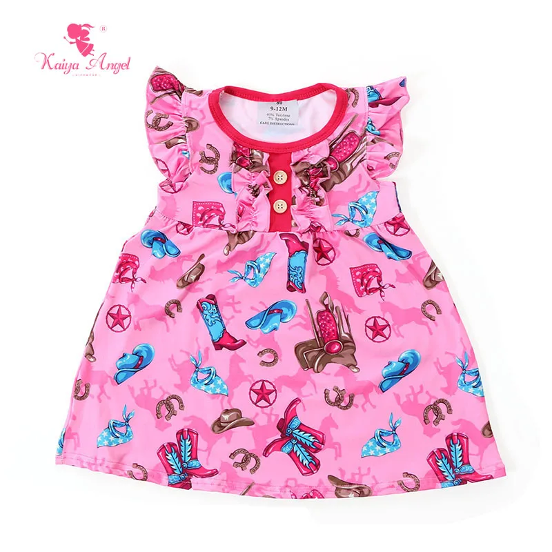 Kaiya Angel Kids Clothes Summer Girl Clothing Cartoon Boots Kids