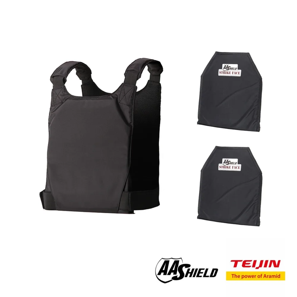 

AA Shield Plate Holder Soft Armor Panel Covert Carrier Ballistic Body Armor 10X12 Bullet Proof Concealed Vest Plates Kit