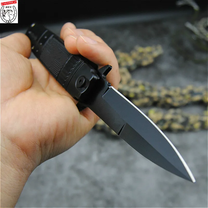 

North American 57HRC black folding knife (5cr15mov steel) survival folding knife multipurpose tactical knife Pocket pocket knife