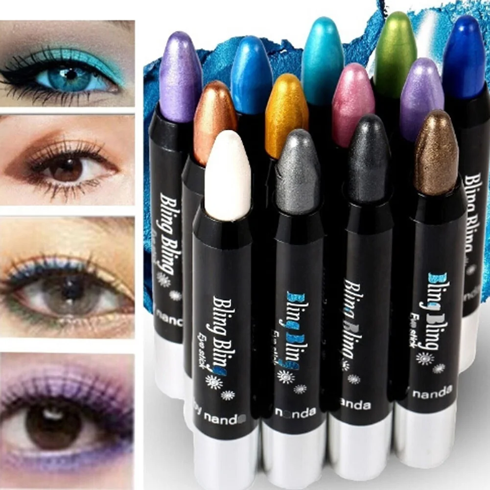 1pcs Glitter Eye Shadow Eye Liner Eyeliner 0383 Pencil Long lasting