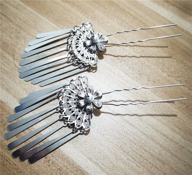 Fan Hairpin Hair Clip Tsumami zaiku Tassels for Kimono Yukata Hanfu Handwork Mo