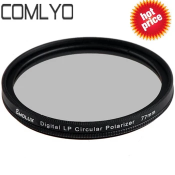 

Prevents Internal Reflection Emolux 77mm Circular Digital Camera Slim LP CPL Polarizer filter Circular Ring For Nikon Canon Sony