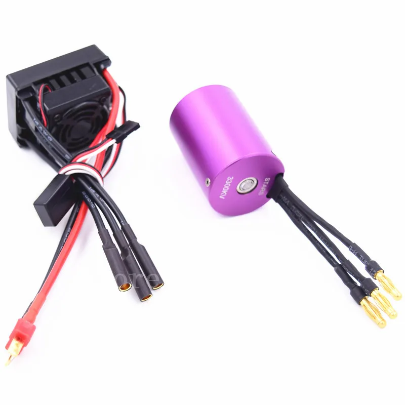 Водонепроницаемый 50A ESC 37017(03307) 107051 (03302) 3650 бесщеточный 540 мотор для автомобилей 1/10