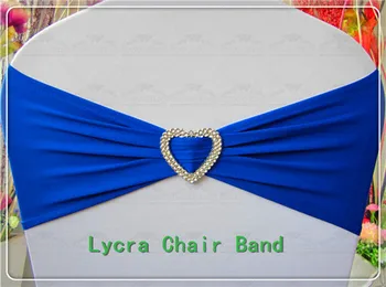 

1/2---With Heart Shape Buckle--Spandex/Lycra/Expand Bands/Chair cover sash For Wedding Party Banquet Decorations