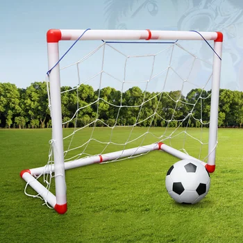 

2019 Large Size Portable Folding Children Football Net Door Sports Toys Set Soccer Gate Inflator Toys For Children