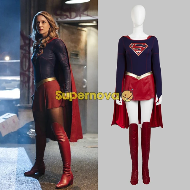 Supernova Supergirl Costume Kobieta Cosplay Costume Dramat Superwomen