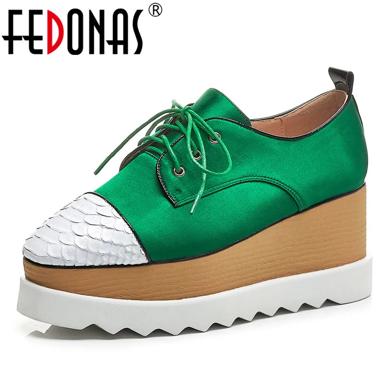 

FEDONAS New Fashion Mixed Colors Women Genuine Leather Flats Cross-tied Square Toe Casual Shoes Woman 2019 Brand Basic Sneakers