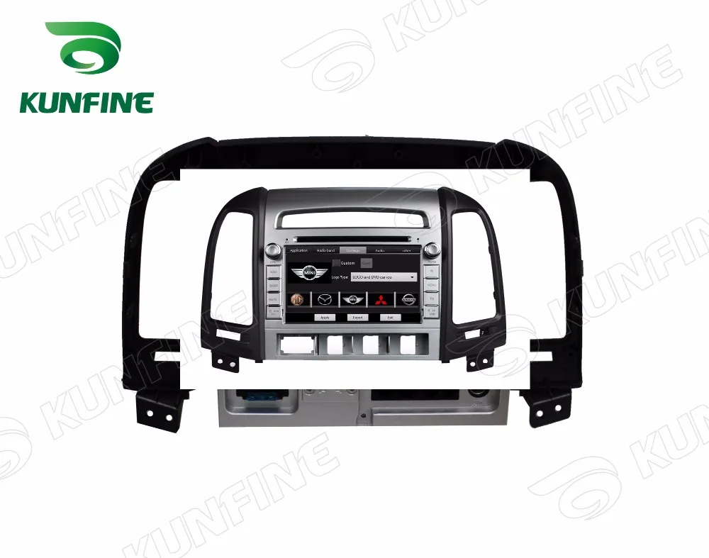 Car dvd GPS Navigation player for SANTA FE 2012 7 inch D