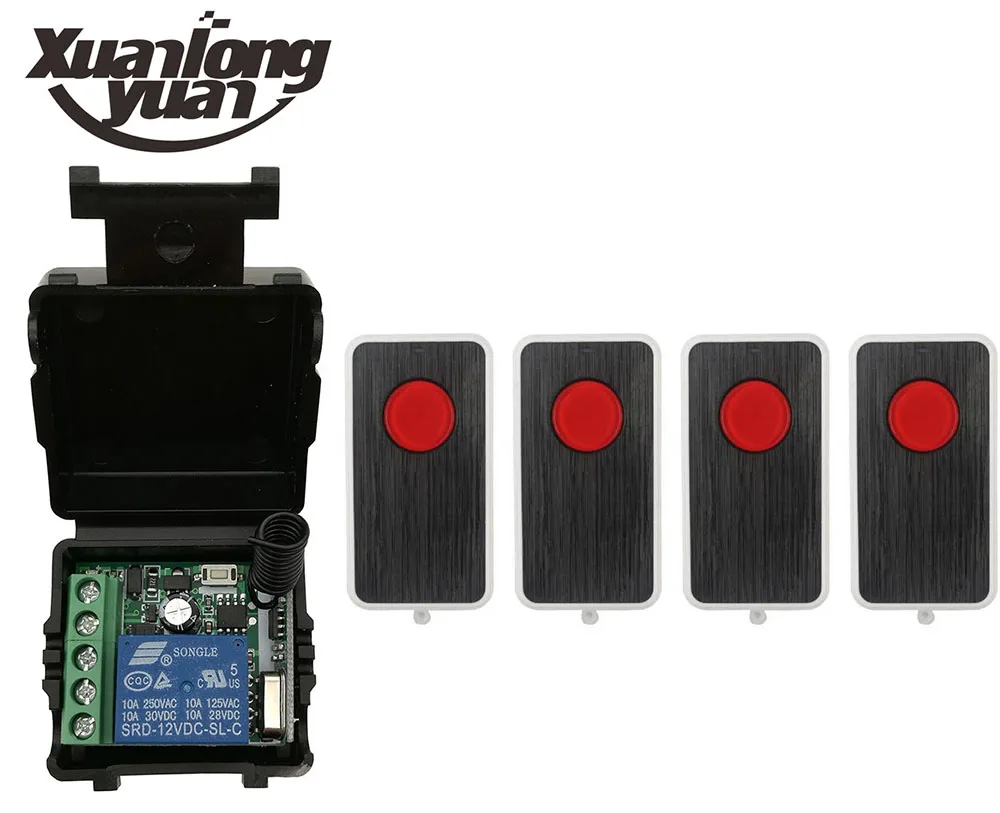 Xuanlongyuan DC12V 1CH РЧ пульт дистанционного управления Управление переключатель