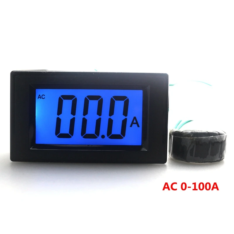 Buy AC 220V AC 0 100A Digital Current Meter Tester Amp