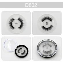 Норковые ресницы, 3D ресницы, новые женские натуральные мягкие Черные Накладные ресницы ручной работы, толстые накладные ресницы, инструменты для макияжа D802