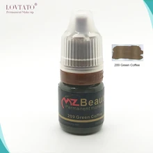 Инструменты для микроблейдинга пигмент красный стоп коррекция цвета зеленый кофе Перманентный макияж Пигмент microblade пигменты