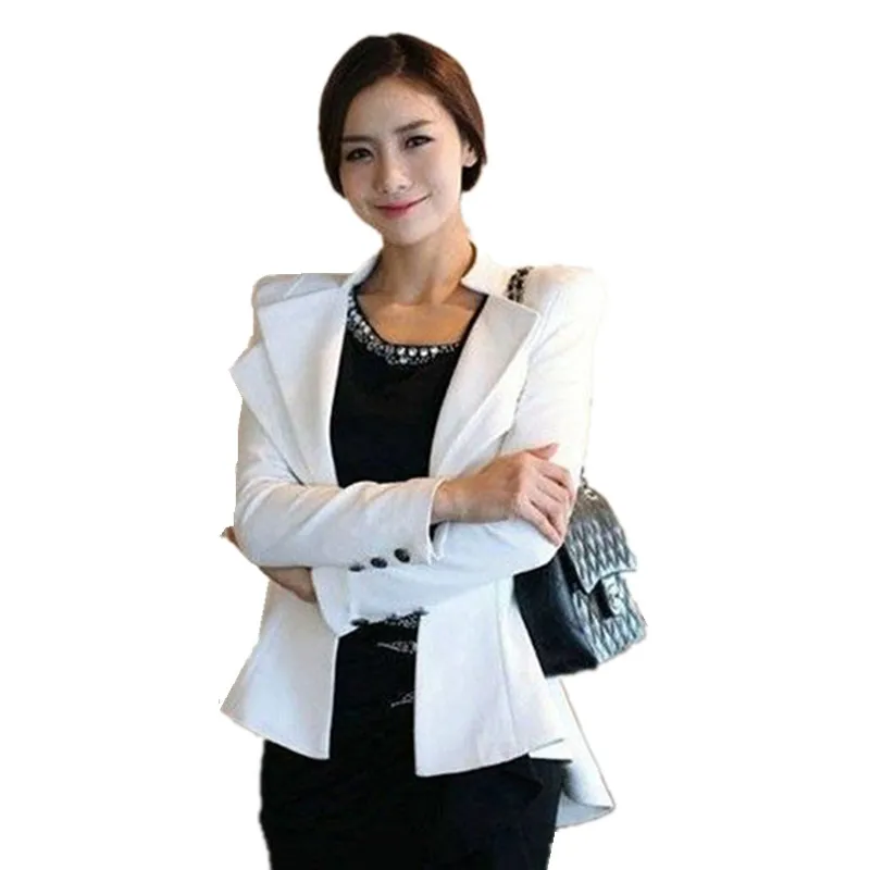 2017 Blaser New Lycra Hot Women Blazer Cardigan Jacket