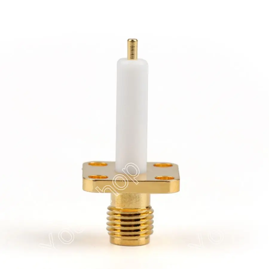 2x SMA Female Jack Chassis 4Hole Panel Mount Post Terminal RF Coax 5mm USA