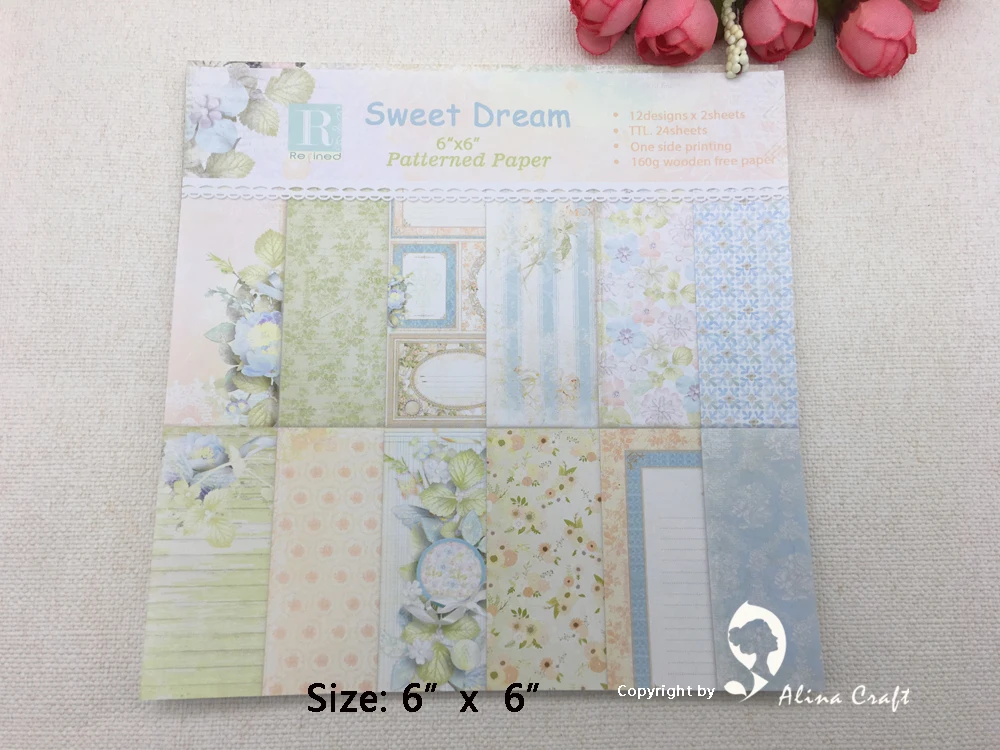 3 patterned paper
