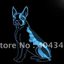LK235-Бостон-терьер собака Pet светодиодный неоновый свет знак