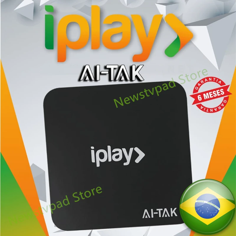 Iplay Tigre ТВ коробка H 6 HTV 5 ip тв H. tv Бразильский Португальский Интернет потоковое
