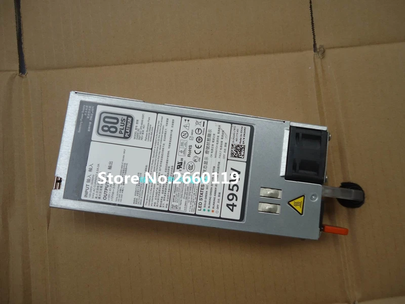  100% Working Desktop For DELL PowerEdge 13MD5 T420 495W F495E-S0 S-0495ADU00-101 Power Supply Full Test 