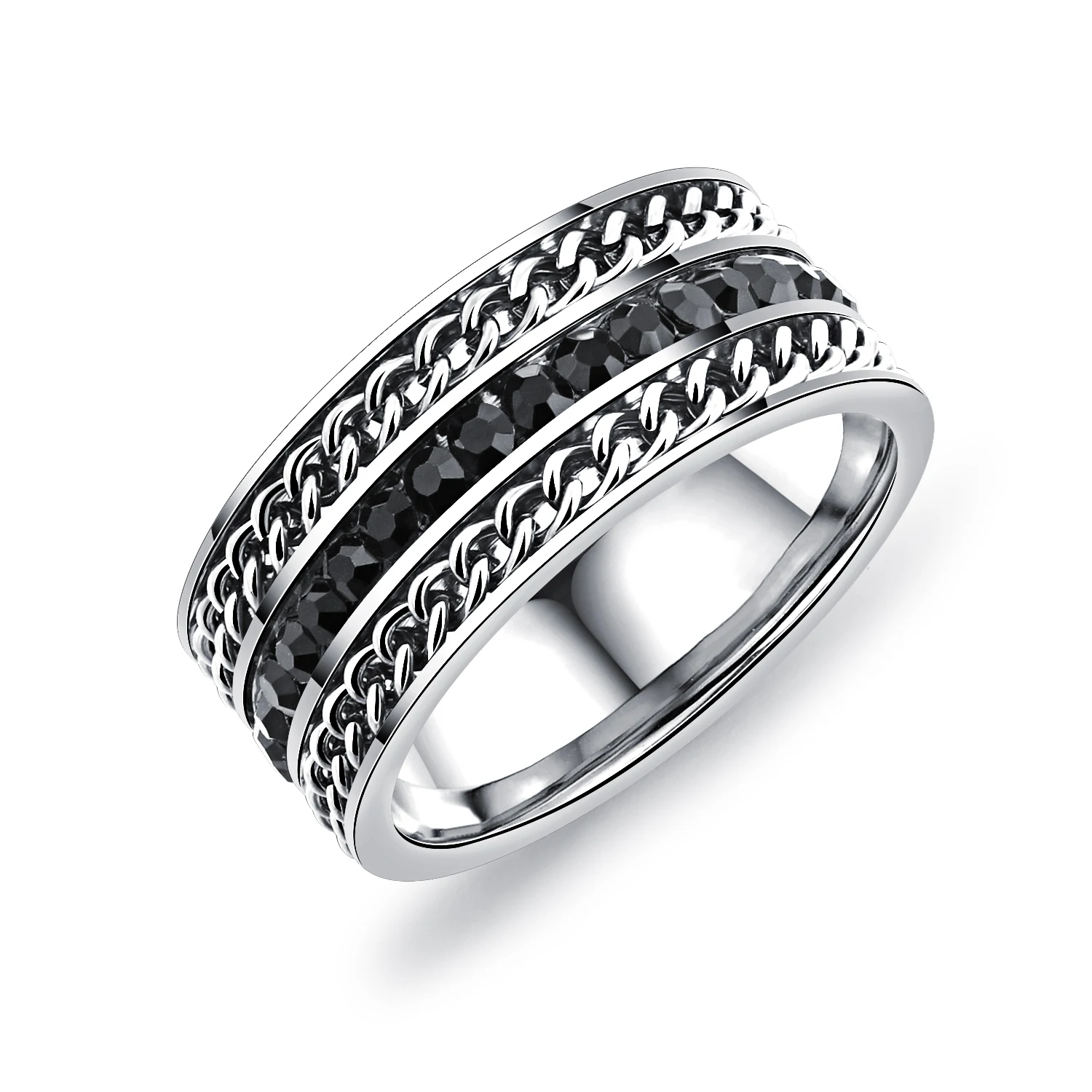 Buy Punk Rock Rings For Men Personality Stainless