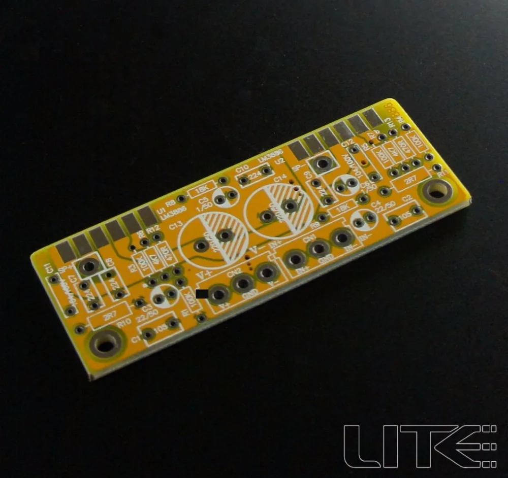 

LM3886 Ultra-Small Dual-Channel Amplifier Board Empty Board