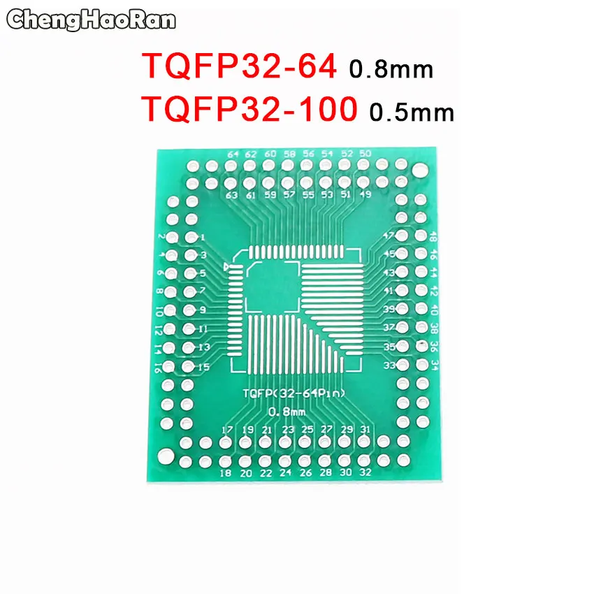 ChengHaoRan QFN44 48 QFP32 SOP24 SSOP24 QFP64 QFN64/40 TSOP56 для DIP PCB плата передачи DIP-24/32/40/48 кнопочный экран шаг адаптер