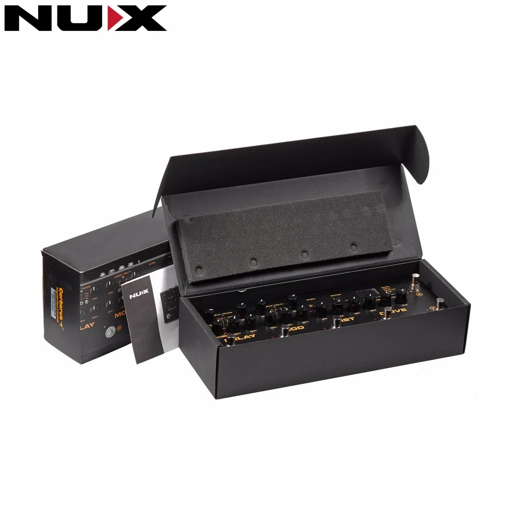 NUX Cerberus мультифункциональная педаль эффектов внутри маршрутизации ИК погрузчик аналоговый Qverdrive/искажения 4 кабельный метод модуляции эффекты