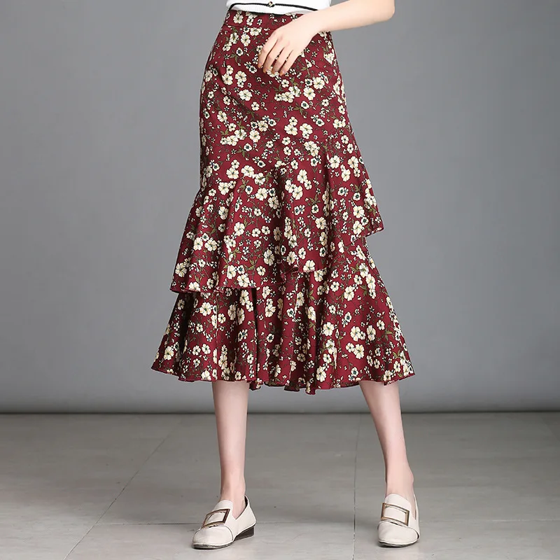 chiffon and tulle skirt