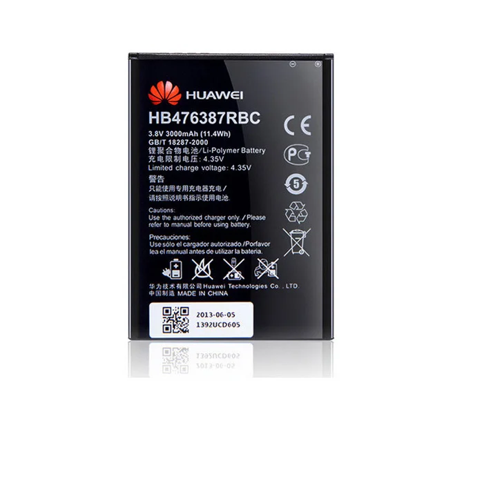3000 mAh аккумулятор HB476387RBC замена для Huawei honor 3X G750 B199 мобильный телефон | Мобильные