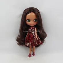 1/6 кукла телесного цвета для серий № 230BL9128 Длинные темно-каштановые волосы подходит для DIY сменная игрушка для девочек