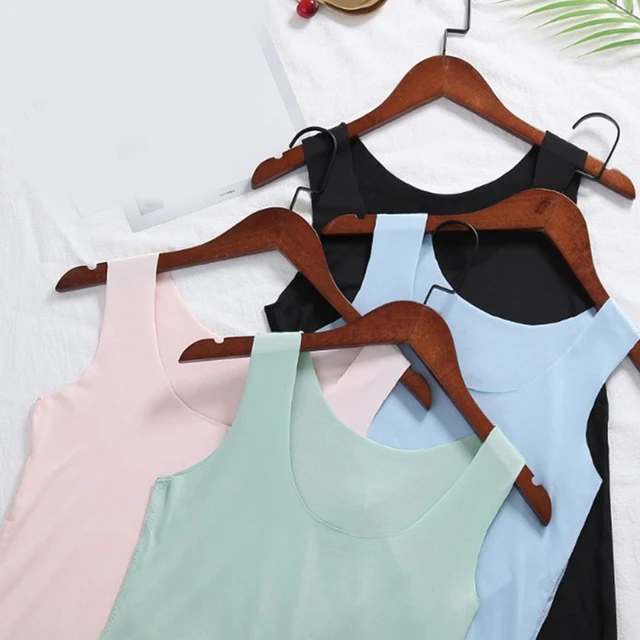 Camisola sin mangas para mujer, camisetas sin mangas de Color sólido, camiseta Sexy sin costuras, chaleco informal para mujer, camiseta de fondo 2019 Camisola sin mangas para mujer, camisetas sin mangas de Color sólido, camiseta Sexy sin costuras, chaleco informal para mujer, camiseta de fondo 2019