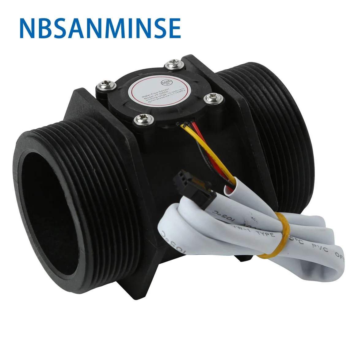 

NBSANMINSE SMF-DN50 2 Inch 3-24V 10-300L/min Water flow sensor Petrochemical, water plant, agricultural garden irrigation