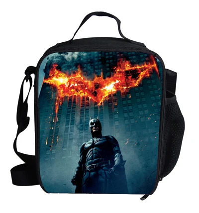 Милая мини-сумка для ланча для мальчиков, Детская термо-сумка с Бэтменом для ланча, мультяшная сумка, персонализированные детские сумки для еды, От 1 до 6 лет - Цвет: MEL100