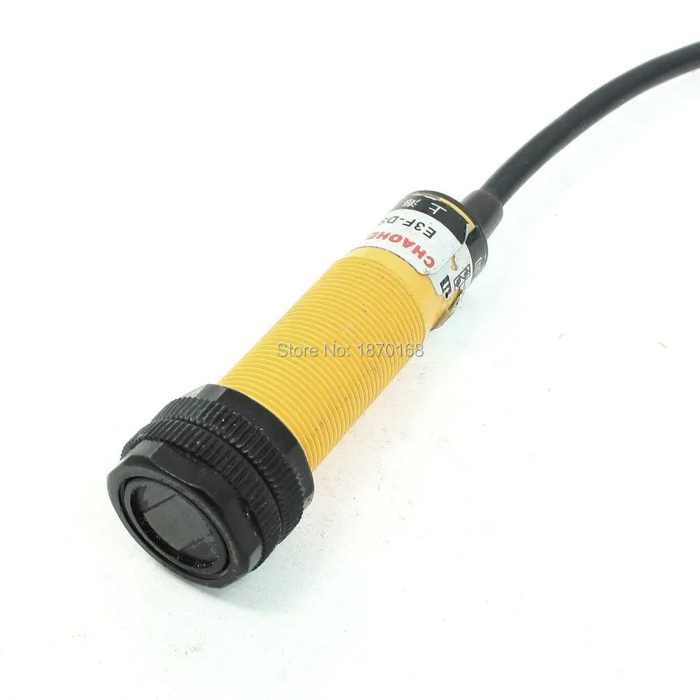 

E3F-ds10c4 10 cm deteksi sinar inframerah Sensor fotolistrik beralih, Npn ada DC 10 - 30 V 300mA