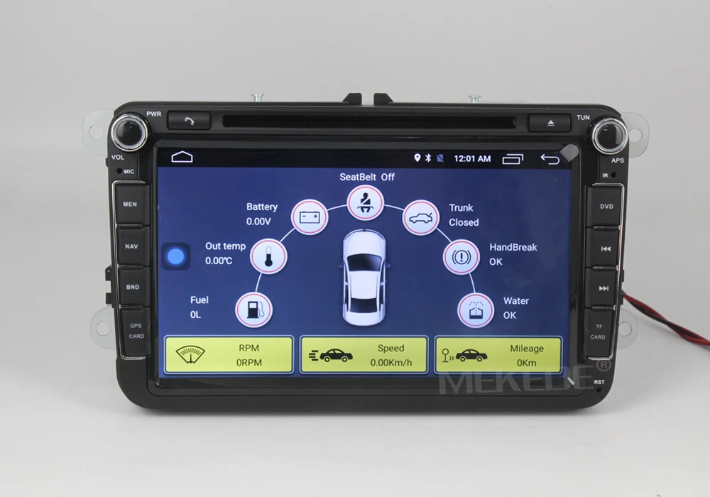 Discount Wholesale! 4G LTE Quad core Android 7.1 Car radio audio Navigation GPS DVD Player for VW/Volkswagen/Passat/POLO/GOLF/Skoda/Seat 54