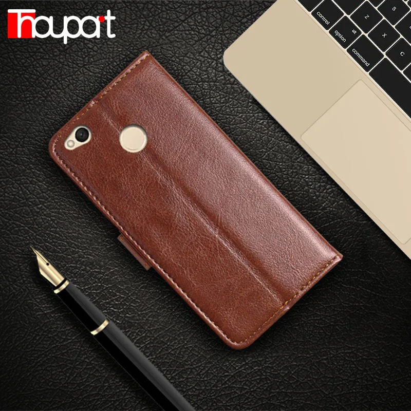

Thouport For Xiaomi Redmi 4X Case Flip Cover Wallet Redmi 4X Pro Global Version 16 32 64 GB Leather Case For Xiaomi Redmi 4X 5.0
