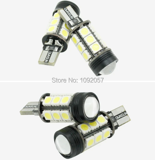 New Bright Quality Product 2PCS 921 194 168 T15 W16W LED Projector Rear