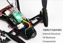 HOBBYMATE Q100 mini drone Micro FPV Brushed RC Quadcopter Frame Kit Combo AC800 7CH Telemetry Receiver Rx CPPM Free shipping EUB